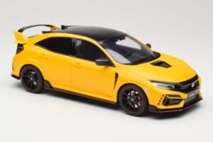 Honda Civic Type R FK8 Euro Spec Geel Otto 1:18 OT1111 Hars — afbeelding 4 van 6