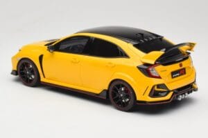 Honda Civic Type R FK8 Euro Spec Geel Otto 1:18 OT1111 Hars — afbeelding 5 van 6