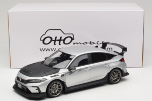 Honda Civic Type R FL5 Mugen Matte Silver Otto 1:18 OT1133 Hars — afbeelding 6 van 6
