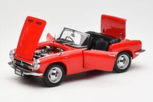 Honda S800 Roadster Rood AUTOart 1:18 73276 Metaal — afbeelding 2 van 8