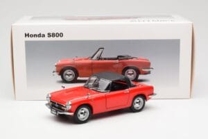 Honda S800 Roadster Rood AUTOart 1:18 73276 Metaal — afbeelding 8 van 8
