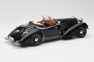 Horch 855 Roadster Zwart Sun Star 1:18 2401 Metaal — afbeelding 3 van 8