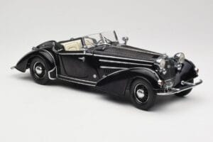 Horch 855 Roadster Zwart Sun Star 1:18 2401 Metaal — afbeelding 6 van 8