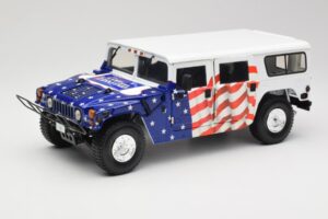 Hummer H1 AM General Gore-Lieberman Humvee America Exoto 1:18 1807 Metaal