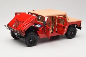 Hummer H1 Soft Top Rood Exoto 1:18 01805 Metaal — afbeelding 2 van 8