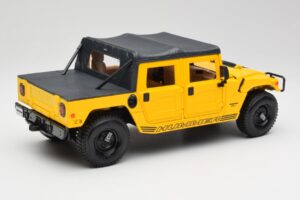 Hummer H1 Soft Top Geel Maisto 1:18 56041 Metaal — afbeelding 3 van 8