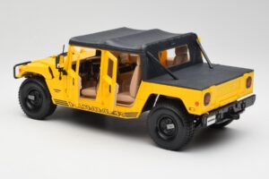 Hummer H1 Soft Top Geel Maisto 1:18 56041 Metaal — afbeelding 5 van 8