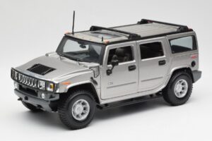 Hummer H2 Zilver Maisto 1:18 7449569 Metaal