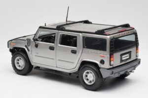 Hummer H2 Zilver Maisto 1:18 7449569 Metaal — afbeelding 7 van 8
