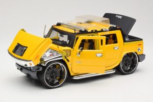 Hummer H2 SUT Concept Geel Maisto 1:18 31067 Metaal — afbeelding 2 van 8