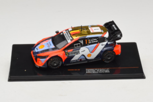 Hyundai i20 N Rally1 #1 T. Neuville / M. Wydaeghe Rally Monte Carlo 2025 IXO 1:43 RAM973C Metaal