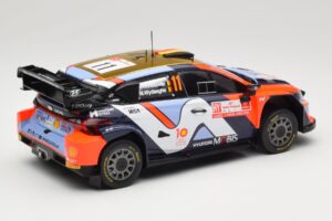 Hyundai i20 N Rally1 #11 Hyundai Shell Mobis WRT T. Neuville / M. Wydaeghe Rally Poland 2024 IXO 1:18 18RMC214 Metaal — afbeelding 2 van 6