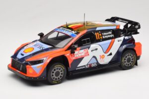 Hyundai i20 N Rally1 #11 Hyundai Shell Mobis WRT T. Neuville / M. Wydaeghe Rally Poland 2024 IXO 1:18 18RMC214 Metaal