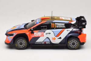 Hyundai i20 N Rally1 #11 Hyundai Shell Mobis WRT T. Neuville / M. Wydaeghe Rally Poland 2024 IXO 1:18 18RMC214 Metaal — afbeelding 5 van 6