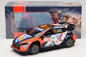 Hyundai i20 N Rally1 #11 Hyundai Shell Mobis WRT T. Neuville / M. Wydaeghe Rally Poland 2024 IXO 1:18 18RMC214 Metaal — afbeelding 6 van 6