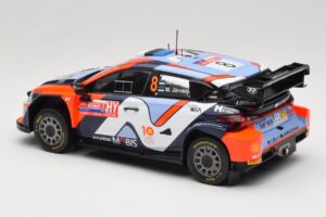 Hyundai i20 N Rally1 #8 Hyundai Shell Mobis WRT O. Tanak / M. Jarveoja Rally Chile 2024 IXO 1:18 18RMC223 Metaal — afbeelding 5 van 6