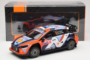 Hyundai i20 N Rally1 #8 Hyundai Shell Mobis WRT O. Tanak / M. Jarveoja Rally Chile 2024 IXO 1:18 18RMC223 Metaal — afbeelding 6 van 6