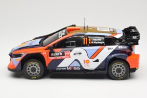 Hyundai i20 N Rally1 WRC Hybrid #11 T. Neuville / M. Wydaeghe Safari Rally Kenya 2024 IXO 1:18 18RMC208 Metaal — afbeelding 3 van 6