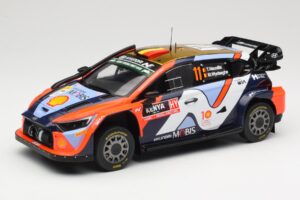 Hyundai i20 N Rally1 WRC Hybrid #11 T. Neuville / M. Wydaeghe Safari Rally Kenya 2024 IXO 1:18 18RMC208 Metaal