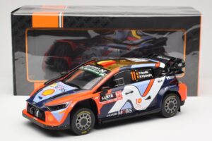 Hyundai i20 N Rally1 WRC Hybrid #11 T. Neuville / M. Wydaeghe Safari Rally Kenya 2024 IXO 1:18 18RMC208 Metaal — afbeelding 6 van 6
