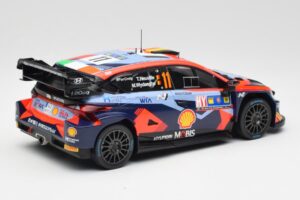 Hyundai i20 N Rally1 WRC #11 T. Neuville / M. Wydaeghe Central European Rally Winner 2023 IXO 1:18 18RMC193 Metaal — afbeelding 2 van 6