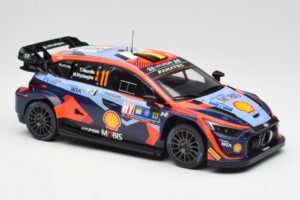 Hyundai i20 N Rally1 WRC #11 T. Neuville / M. Wydaeghe Central European Rally Winner 2023 IXO 1:18 18RMC193 Metaal — afbeelding 4 van 6