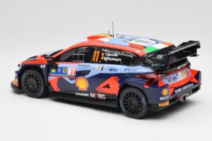 Hyundai i20 N Rally1 WRC #11 T. Neuville / M. Wydaeghe Central European Rally Winner 2023 IXO 1:18 18RMC193 Metaal — afbeelding 5 van 6