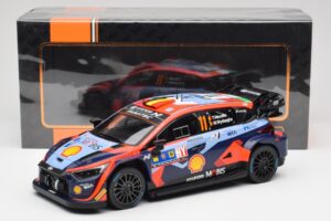 Hyundai i20 N Rally1 WRC #11 T. Neuville / M. Wydaeghe Central European Rally Winner 2023 IXO 1:18 18RMC193 Metaal — afbeelding 6 van 6