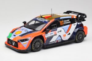 Hyundai i20 N Rally1 #11 T. Neuville / M. Wydaeghe Rally Croatia 2024 IXO 1:18 18RMC203 Metaal