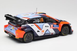 Hyundai i20 N Rally1 #11 T. Neuville / M. Wydaeghe Rally Sweden 2024 IXO 1:18 18RMC201 Metaal — afbeelding 2 van 6