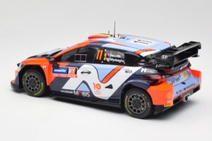 Hyundai i20 N Rally1 #11 T. Neuville / M. Wydaeghe Rally Sweden 2024 IXO 1:18 18RMC201 Metaal — afbeelding 5 van 6