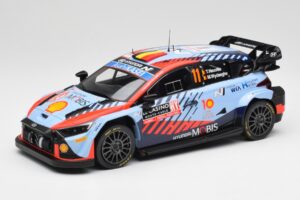 Hyundai i20 N Rally1 WRC #11 T. Neuville / M. Wydaeghe Rally Monte Carlo Winner 2024 IXO 1:18 18RMC194 Metaal