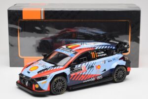 Hyundai i20 N Rally1 WRC #11 T. Neuville / M. Wydaeghe Rally Monte Carlo Winner 2024 IXO 1:18 18RMC194 Metaal — afbeelding 6 van 6