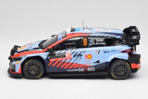 Hyundai i20 N Rally1 WRC #8 O. Tänak / M. Järveoja Rally Monte Carlo Night Version 2024 IXO 1:18 18RMC195 Metaal — afbeelding 3 van 6