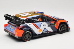 Hyundai i20 N WRC #16 A. Fourmaux / A. Coria Rally Monte Carlo 2025 IXO 1:18 18RMC230A Metaal — afbeelding 2 van 6