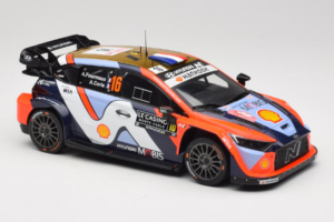 Hyundai i20 N WRC #16 A. Fourmaux / A. Coria Rally Monte Carlo 2025 IXO 1:18 18RMC230A Metaal — afbeelding 4 van 6