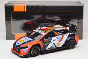 Hyundai i20 N WRC #16 A. Fourmaux / A. Coria Rally Monte Carlo 2025 IXO 1:18 18RMC230A Metaal — afbeelding 6 van 6