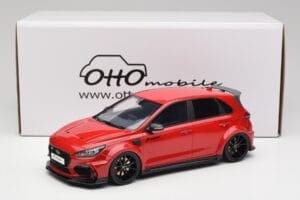 Hyundai i30 N PD Prior Design Engine Rood Otto 1:18 OT1112 Hars — afbeelding 6 van 6
