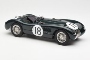 Jaguar C-Type #18 T. Rolt / D. Hamilton 24 Hours of Le Mans Winner 1953 CMC 1:18 M-195 Metaal — afbeelding 4 van 6