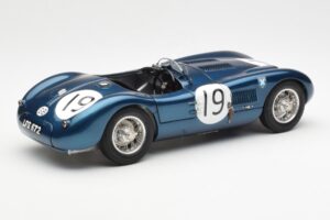 Jaguar C-Type #19 J. Stewart Ecurie Ecosse Goodwood Members Meeting 1954 CMC 1:18 M-192 Metaal — afbeelding 2 van 6