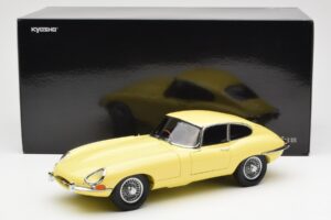 Jaguar E-Type 3.8 Series 1 Lichtgeel Kyosho 1:18 08954LY Metaal — afbeelding 8 van 8