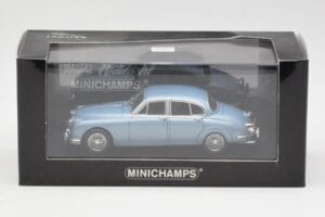 Jaguar Mk II Blue Metallic Minichamps 1:43 433130604 Metaal — afbeelding 4 van 4
