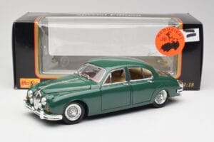 Jaguar Mk II British Racing Groen Maisto 1:18 50287 Metaal — afbeelding 8 van 8