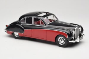 Jaguar Mk VIII Zwart & Donkerrood BoS Models 1:18 BOS408 Hars — afbeelding 4 van 6
