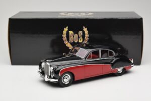 Jaguar Mk VIII Zwart & Donkerrood BoS Models 1:18 BOS408 Hars — afbeelding 6 van 6