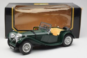 Jaguar SS 100 Roadster Groen Bburago 1:18 3006 Metaal — afbeelding 8 van 8