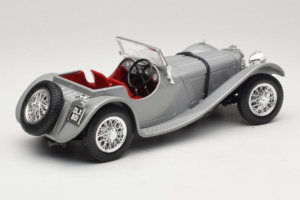 Jaguar SS100 Zilver Bburago 1:18 3006-M2 Metaal — afbeelding 2 van 6