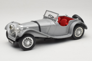 Jaguar SS100 Zilver Bburago 1:18 3006-M2 Metaal