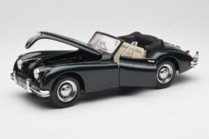Jaguar XK140 Drophead Coupe Zwart Sun Star 1:18 2802 Metaal — afbeelding 2 van 8