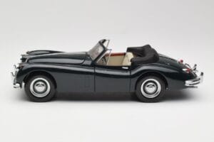 Jaguar XK140 Drophead Coupe Zwart Sun Star 1:18 2802 Metaal — afbeelding 4 van 8